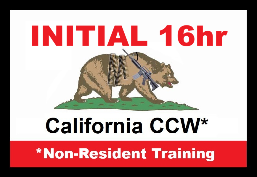 NON-RESIDENT: CA CCW Initial 16hr